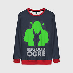 Свитшот женский Shrek: Im good ogre, цвет: 3D-красный