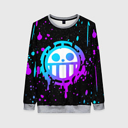 Свитшот женский ONE PIECE ВАН ПИС НЕОН, цвет: 3D-меланж