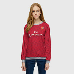 Свитшот женский Г Мхитарян футболка Арсенал, цвет: 3D-меланж — фото 2
