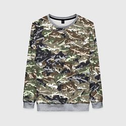 Женский свитшот Камуфляж для рыбака