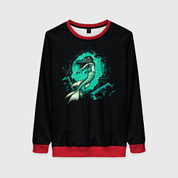 Свитшот женский Deep Sea Aftermath, цвет: 3D-красный