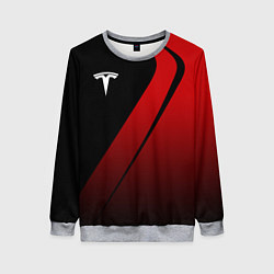Женский свитшот TESLA MOTORS ТЕСЛА