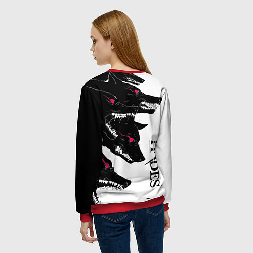Женский свитшот Hades / 3D-Красный – фото 4
