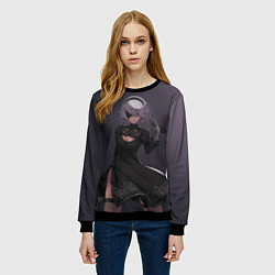 Свитшот женский Nier, цвет: 3D-черный — фото 2
