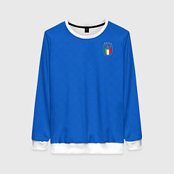 Свитшот женский Форма сборной Италии, цвет: 3D-белый