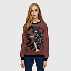 Свитшот женский Хяккимару, цвет: 3D-черный — фото 2
