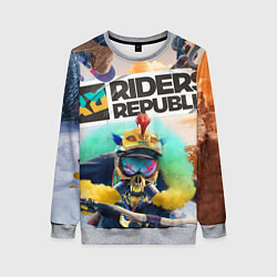 Свитшот женский Riders Republic, цвет: 3D-меланж