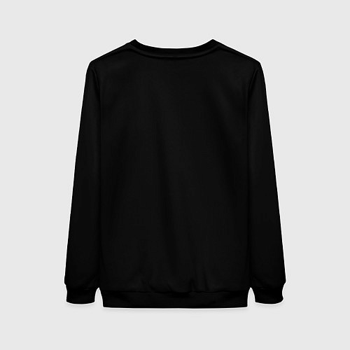 Женский свитшот БЕРСЕРК черно - белый / 3D-Черный – фото 2