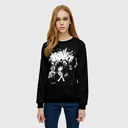 Свитшот женский 00:01, цвет: 3D-черный — фото 2