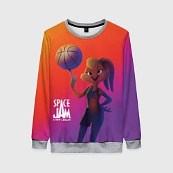 Свитшот женский Space Jam 2 Лола Банни, цвет: 3D-меланж