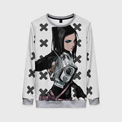 Свитшот женский Риэл Мэйер из Эрго Прокси, цвет: 3D-меланж