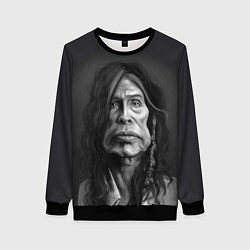 Свитшот женский Steven Tyler AEROSMITH Z, цвет: 3D-черный