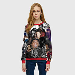 Свитшот женский Короли Рэпа KING RAP, цвет: 3D-красный — фото 2