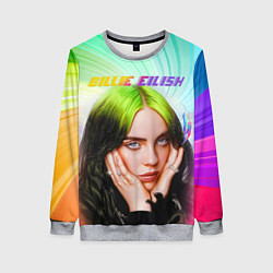 Свитшот женский BILLIE EILISH БИЛЛИ АЙЛИШ Z, цвет: 3D-меланж