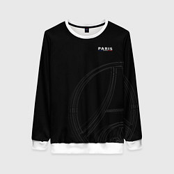 Свитшот женский PSG Core Big Logo Black New 202223, цвет: 3D-белый