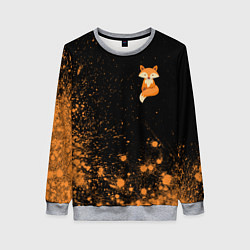 Свитшот женский Foxy - Paint, цвет: 3D-меланж