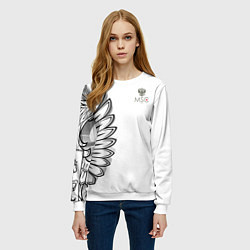 Свитшот женский Russia MSKSide 3D Logo New 202223, цвет: 3D-белый — фото 2