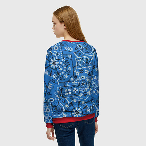 Женский свитшот КРИПС CRIPS / 3D-Красный – фото 4