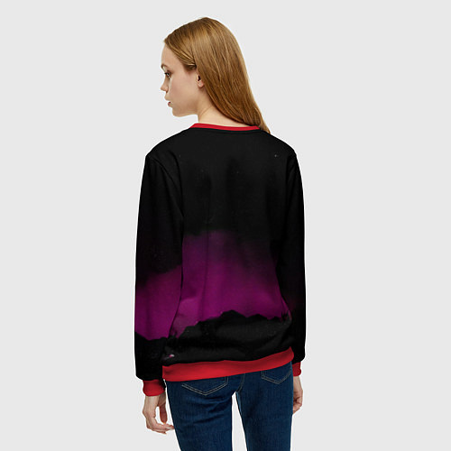 Женский свитшот Euphoria team / 3D-Красный – фото 4