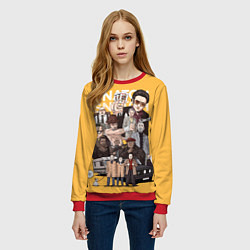 Свитшот женский Большой куш, цвет: 3D-красный — фото 2