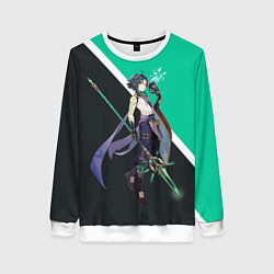 Свитшот женский XIAO СЯО ГЕНШИН, цвет: 3D-белый