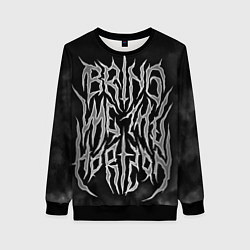 Свитшот женский Bring Me the Horizon, цвет: 3D-черный