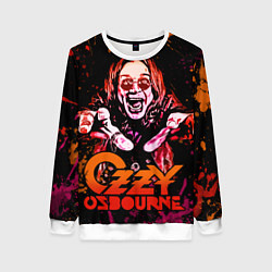 Свитшот женский Ozzy Osbourne, цвет: 3D-белый