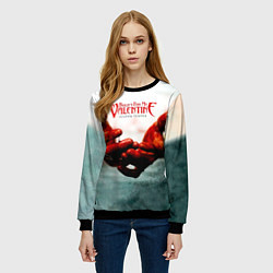 Свитшот женский Temper Temper - Bullet For My Valentine, цвет: 3D-черный — фото 2