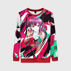 Свитшот женский Sayu Ogiwara, цвет: 3D-красный