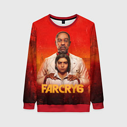 Свитшот женский Антон и Диего Кастильо FC6, цвет: 3D-красный