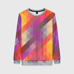 Свитшот женский Vivid gradient, цвет: 3D-меланж
