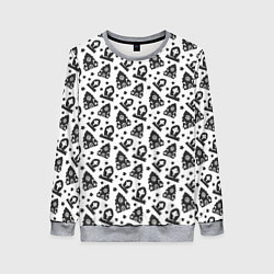 Женский свитшот Patern Halloween 8