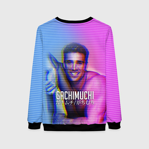 Женский свитшот Билли Херрингтон: Гачимучи Глитч / 3D-Черный – фото 2