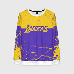 Свитшот женский Kobe Bryant - Los Angeles Lakers - NBA, цвет: 3D-белый