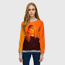 Свитшот женский Sweet Taylor Swift, цвет: 3D-меланж — фото 2