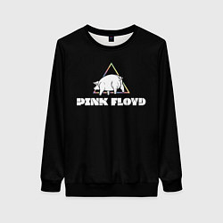 Свитшот женский PINK FLOYD PIG, цвет: 3D-черный