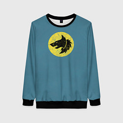 Свитшот женский Космические Волки цвет легиона 6, цвет: 3D-черный