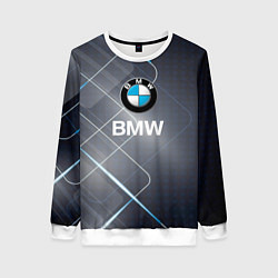 Свитшот женский BMW Logo, цвет: 3D-белый