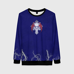 Свитшот женский Повелители ночи после Ереси цвет легиона, цвет: 3D-черный