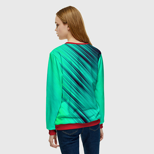 Женский свитшот Нилетто Niletto лого / 3D-Красный – фото 4