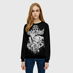 Свитшот женский Thy Art Is Murder - Hate, цвет: 3D-черный — фото 2