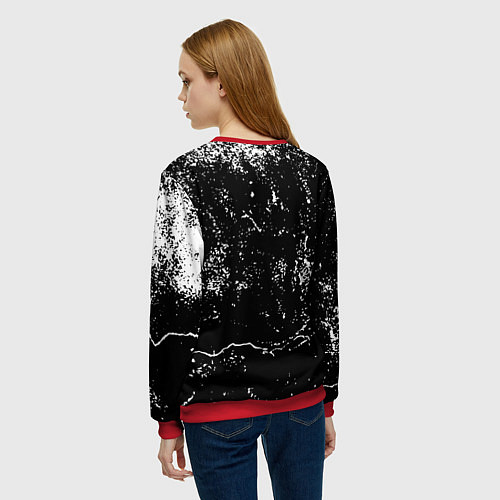 Женский свитшот PYROKINESIS: / 3D-Красный – фото 4
