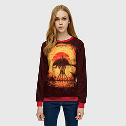 Свитшот женский K aЛюбимый Моровинд, цвет: 3D-красный — фото 2