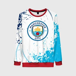 Свитшот женский Manchester City - Футбольный клуб, цвет: 3D-красный