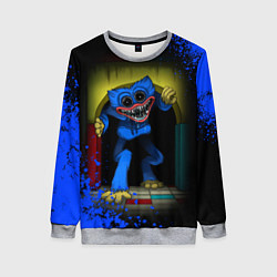 Свитшот женский POPPY PLAYTIME: GO TO PLAY, цвет: 3D-меланж