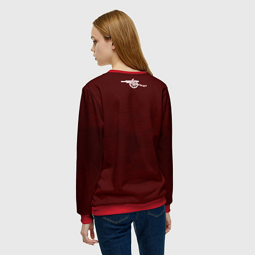 Женский свитшот Arsenal London / 3D-Красный – фото 4