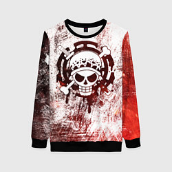 Женский свитшот Трафальгар Ло Пираты сердца Весёлый Роджер