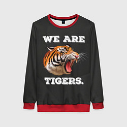 Свитшот женский Тигр We are tigers, цвет: 3D-красный