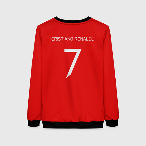 Женский свитшот Manchester Ronaldo / 3D-Черный – фото 2