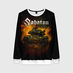 Свитшот женский SABATON - Steel Commanders, цвет: 3D-белый
